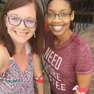 A HUGE THANK YOU to Jessica Franks for donating blood today and saving potentially 3 lives. Jessica you are a super hero!!!!! Jessica donated with her accreta survivor friend who received 14 units of blood. This was her first time giving back.